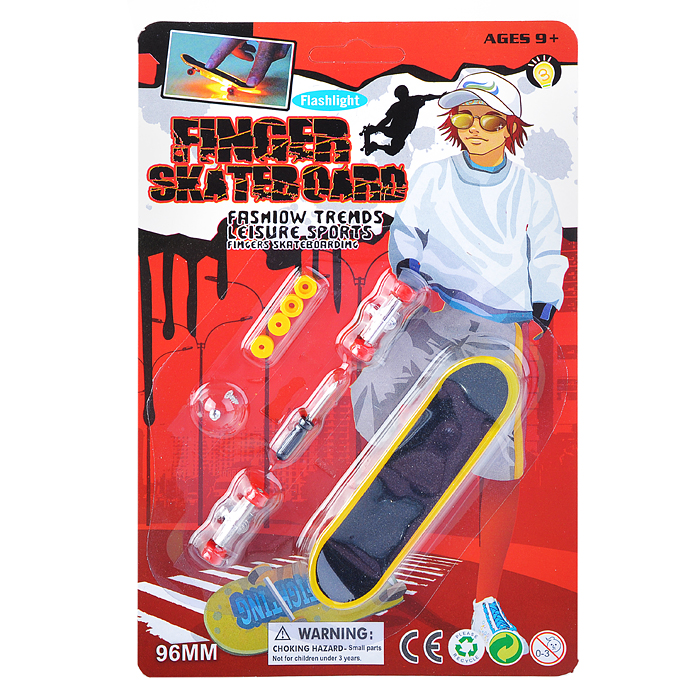 Фингерборд LY6808 "Finger skateboard" на листе