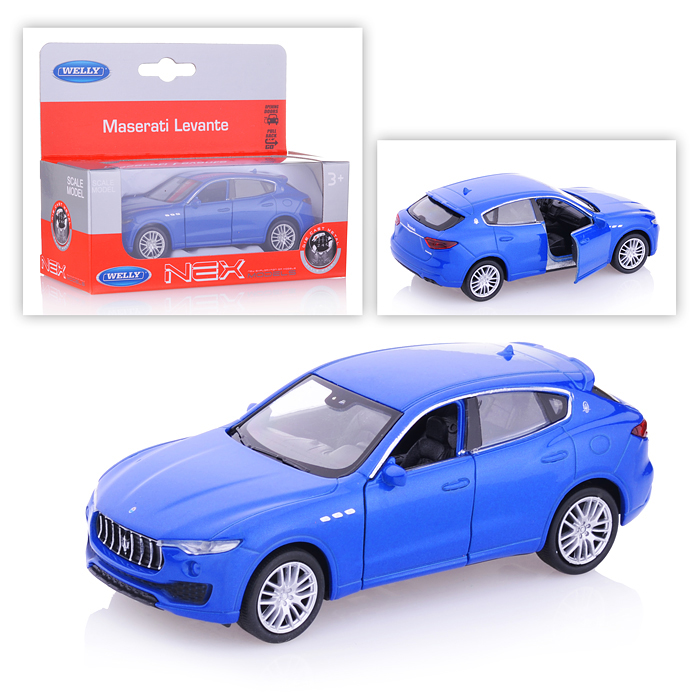 Машинка 1:38 Maserati Levante, пруж. мех., цвет в асс.