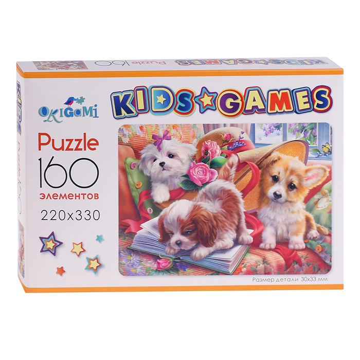 Пазл 160 "Корги" Kids Games. 