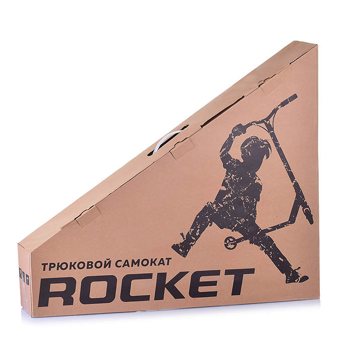 Фото к товару Самокат трюковый ROCKET,колеса PU/алюминий 100 мм,ABEC 7 Самокат трюковый ROCKET,колеса PU/алюминий 100 мм,ABEC 7