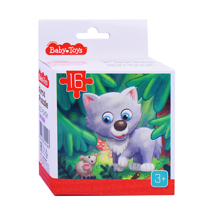 Пазл First Puzzle "Волчонок" (16 эл) Baby Toys