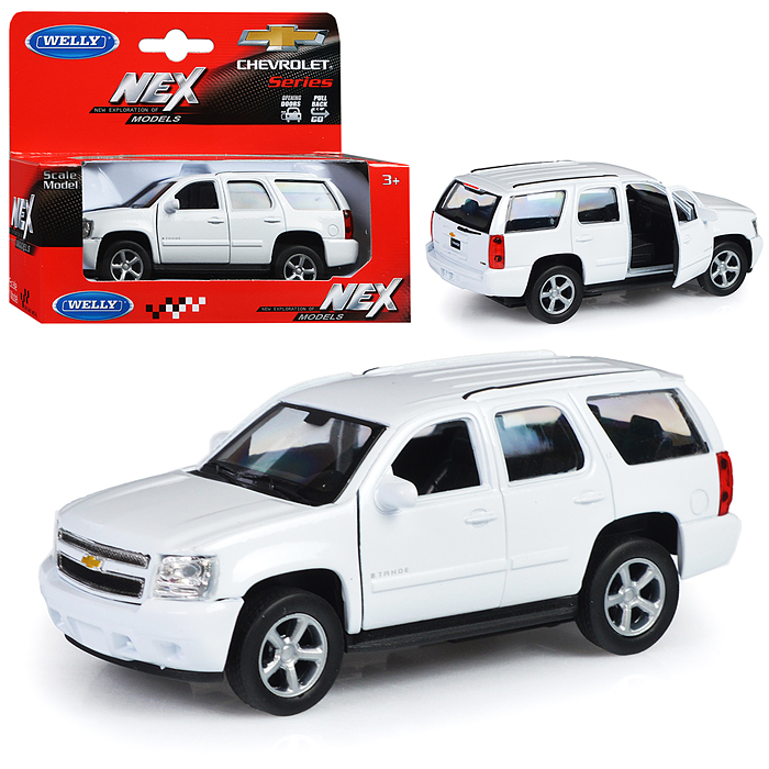 Машинка 1:38 Chevrolet Tahoe, пруж. мех., цв. в асс.