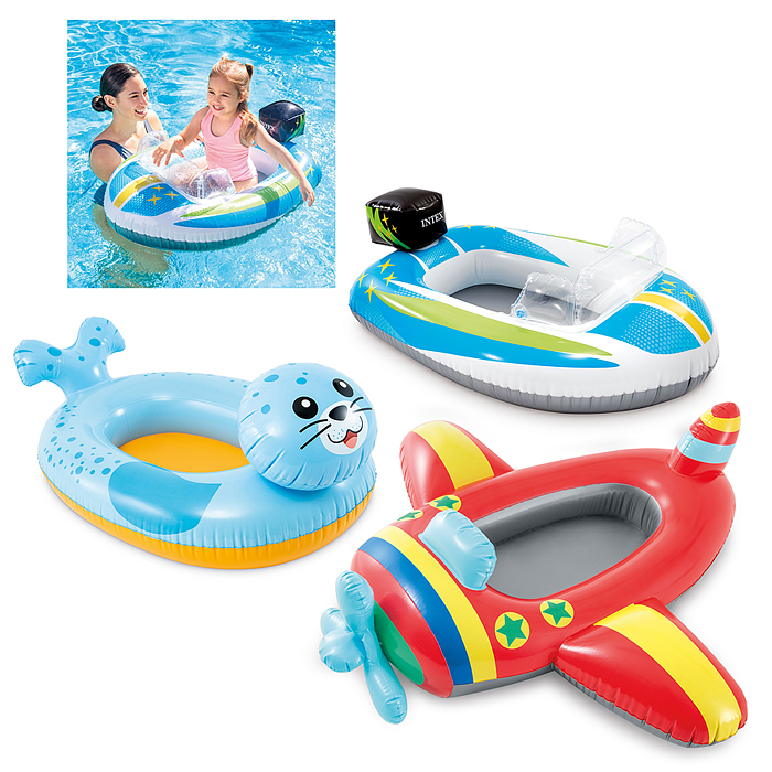 Лодка Pool Cruisers, от 3-6 лет, цвета МИКС, 59380NP INTEX