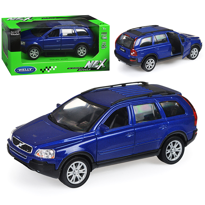 Машинка 1:32 Volvo XC90, пруж. мех., цв. в асс.