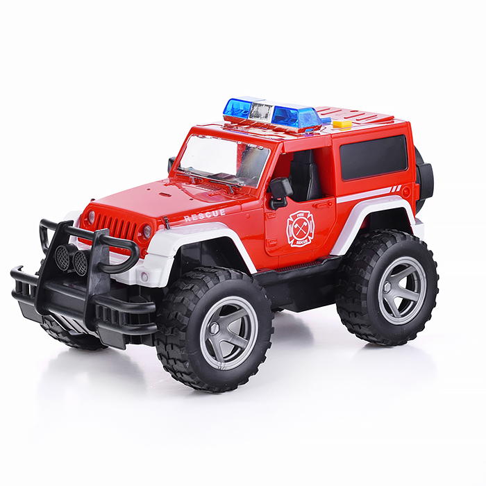 Машина WY392B "Полиция" 1:16 (свет, звук) в коробке (красный)