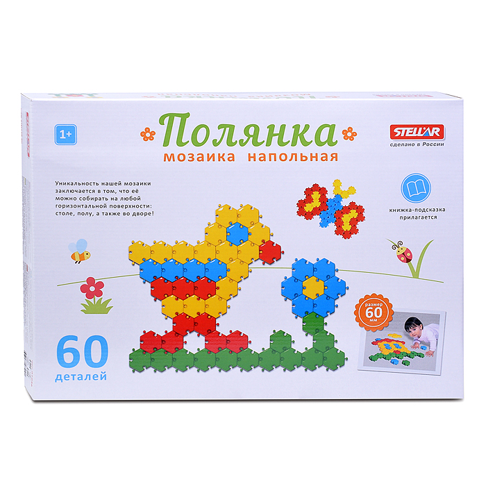 Мозаика Полянка ( d60мм/60 дет.) 