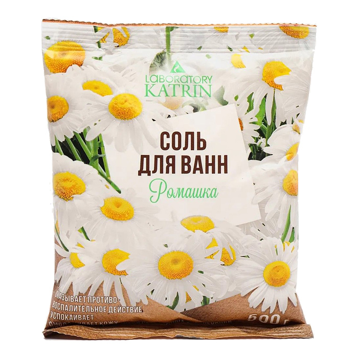 Соль для ванн 500г Ромашка (пакет)