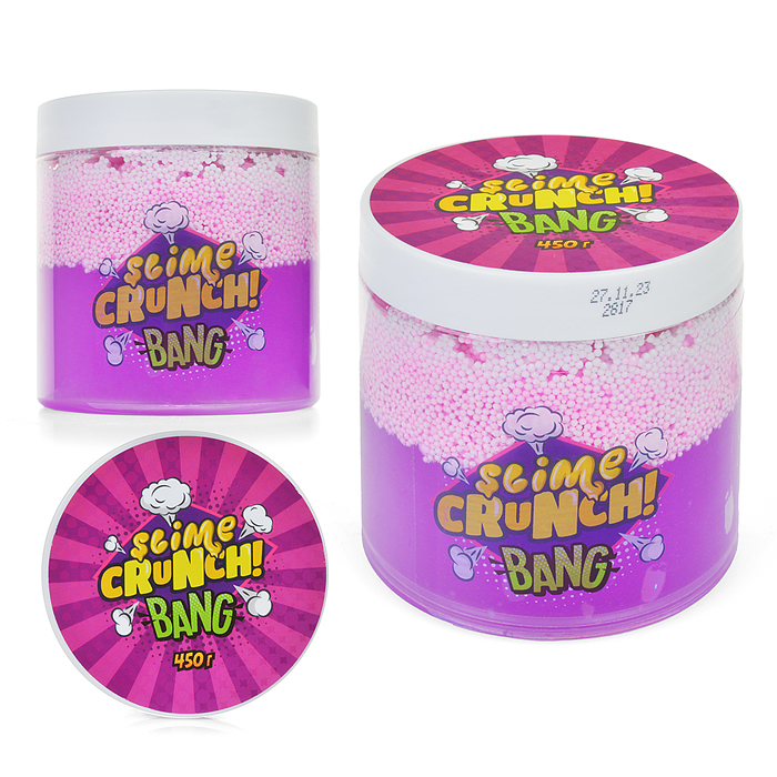 Игрушка ТМ «Slime» Crunch-slime Bang с ароматом ягод 450г 