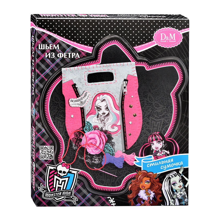 Набор шьем сумочку "Розовые грезы"Monster High