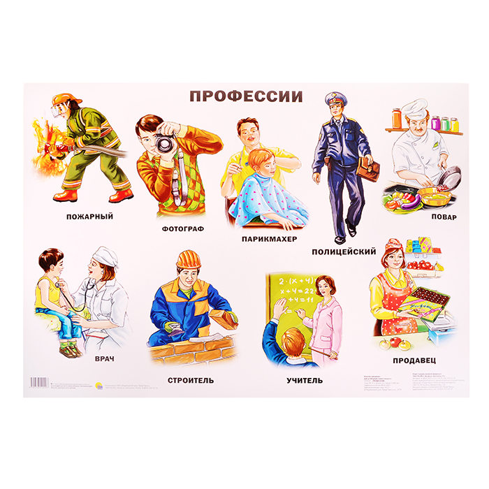 Плакат. Профессии Плакат. Профессии