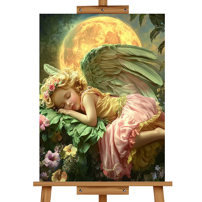 Мозаика алмазная MKA4030-21 "Ангелок" 30*40см.
