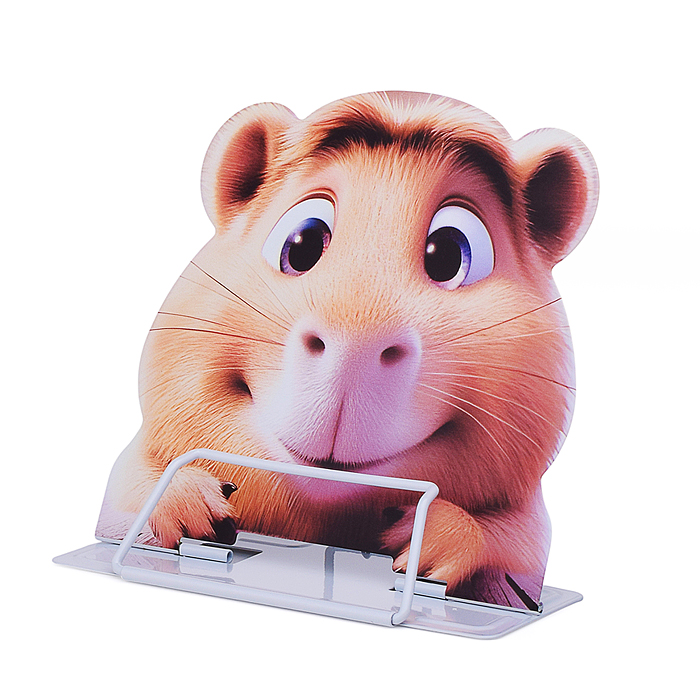 Подставка для книг "Capybara" 23.2*20см, металл, 1 дизайн, ОПП- упаковка