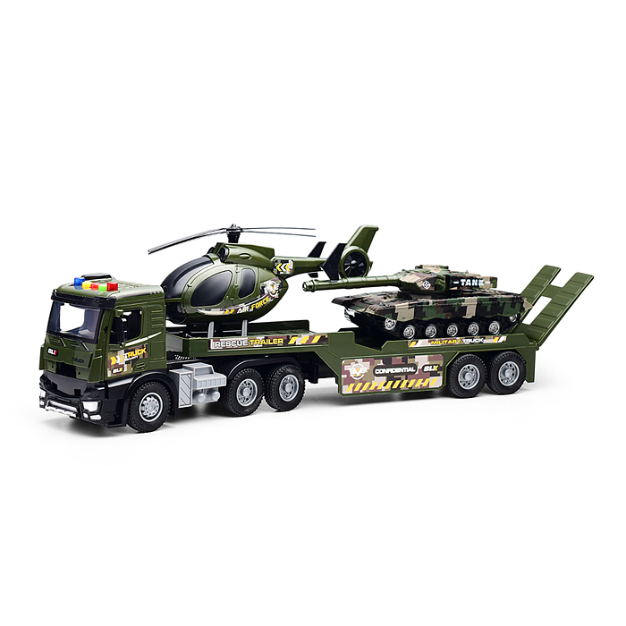 Машина 58094 "Автовоз" с военной техникой, в коробке