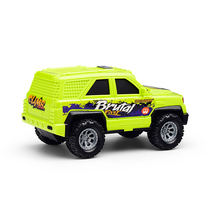Машина JS166 "Джип. Брутал" 1:20 (свет, звук) в коробке