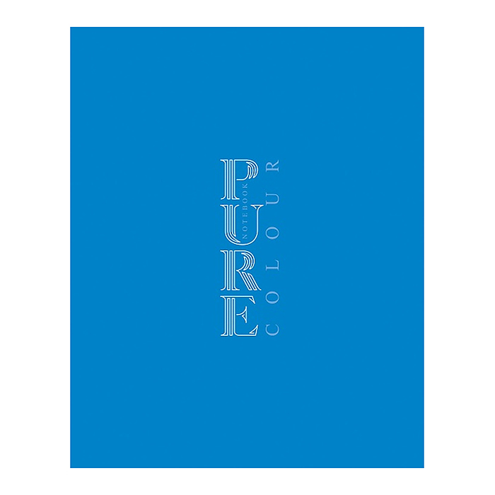 Тетрадь 48л клетка "PUREcolour. Индиго" А5 на скобе 
