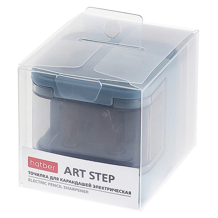 Точилка ART-STEP Электрическая с 2-мя отверстиям, с запасным лезвием в прозрачном ПВХ-боксе