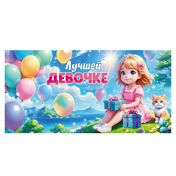 Конверт для денег "Лучшей девочке"