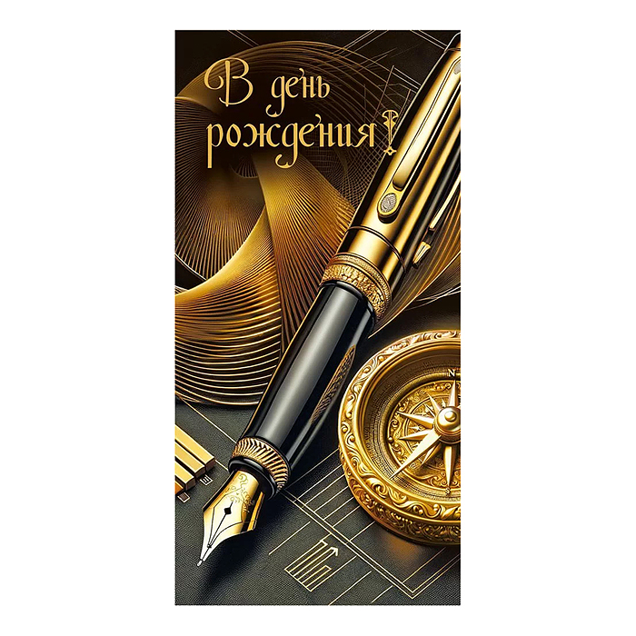 Конверт для денег "В день рождения!"