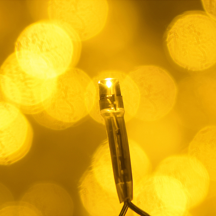 Фото к товару Электрогирлянда, 10м, 100 ламп, теплый Электрогирлянда, 10м, 100 ламп, теплый