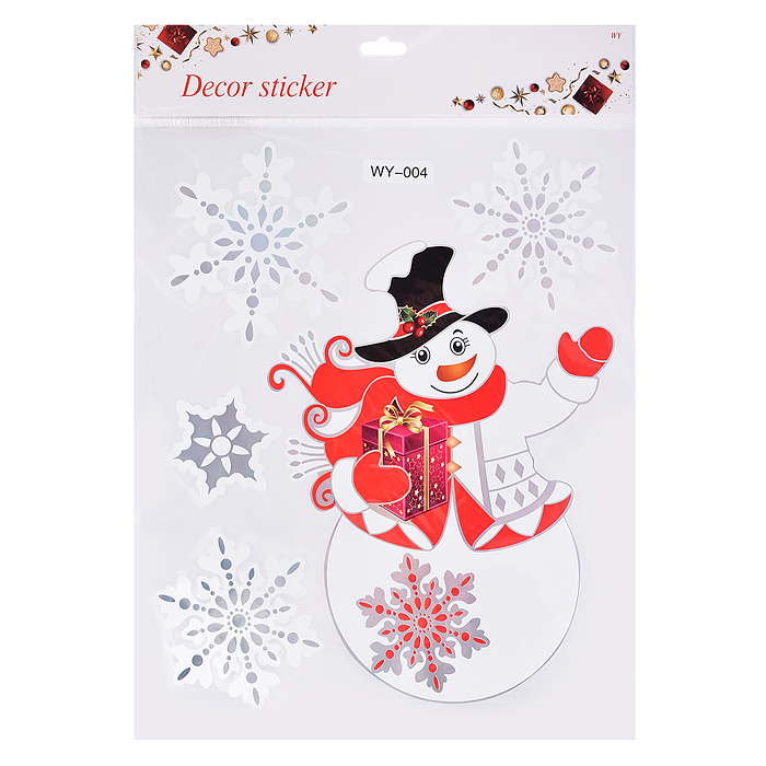 Наклейки для декора S2669 "Новогодние искры" (32х26 см)