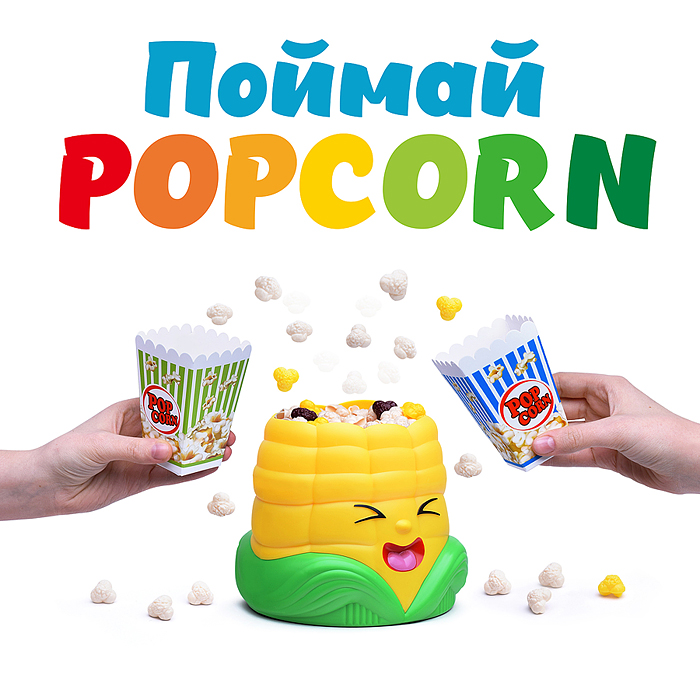 Игра настольная UT0146 "Поймай Popcorn" в пакете