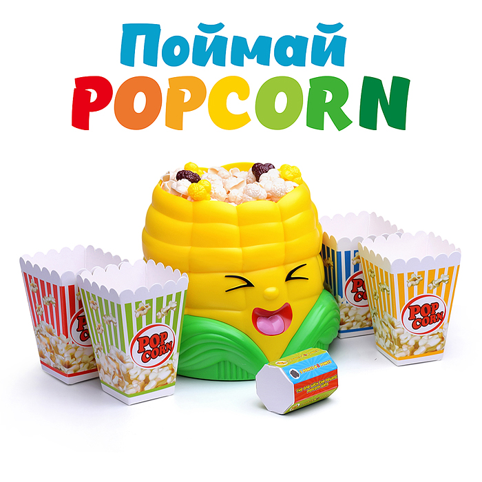Игра настольная UT0146 "Поймай Popcorn" в пакете