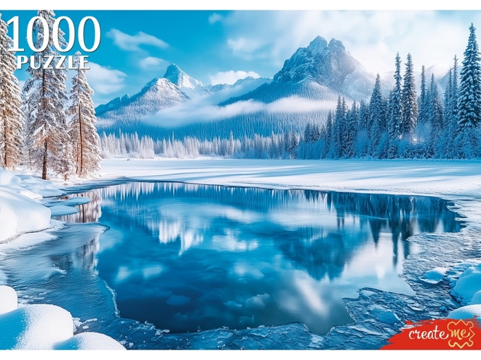 Пазлы 1000 "Зимнее озеро" Пазлы 1000 "Зимнее озеро"