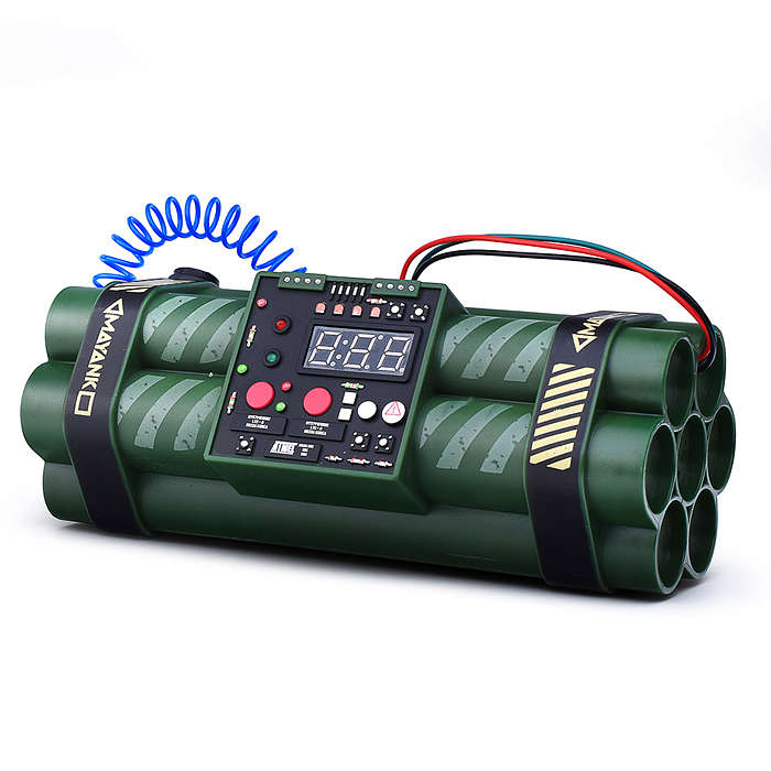 Боеприпас игрушечный 2132C "Динамит" (свет, звук, дым) в пакете