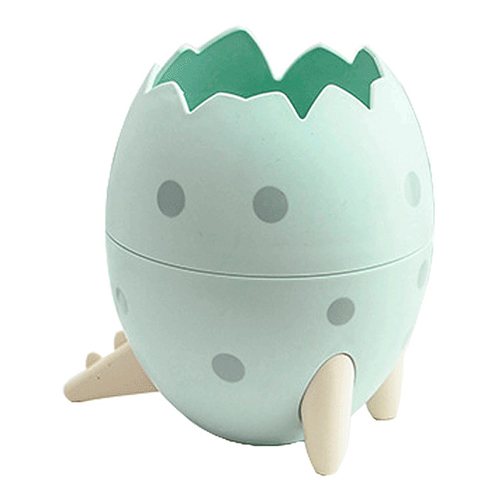 Подставка для пишущих принадлежностей пластиковая "Dino in egg" 12x8 см  Подставка для пишущих принадлежностей пластиковая "Dino in egg" 12x8 см