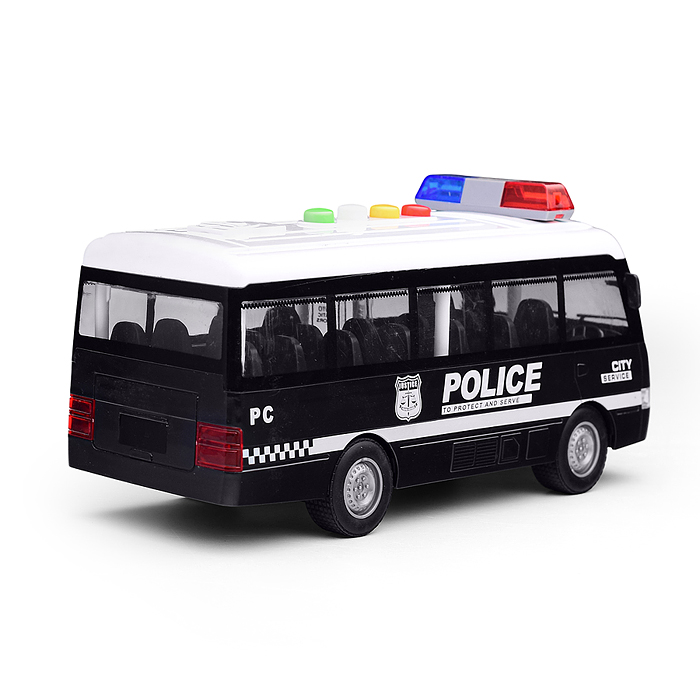 Автобус RJ5512B "Полицейская служба" (свет, звук) в коробке