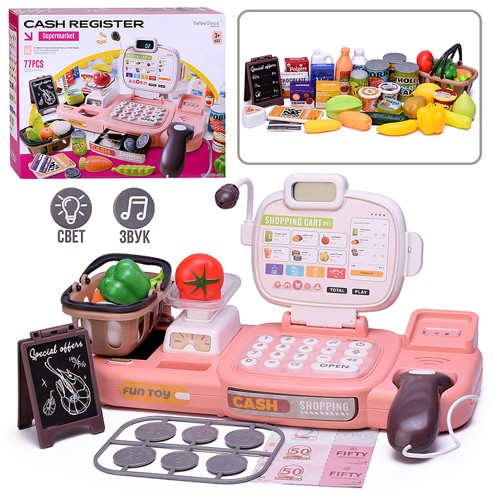 Игровой набор 889-312 "Касса" в коробке