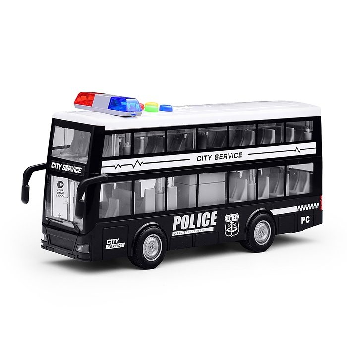 Автобус RJ5514B "Полиция" (свет, звук) в коробке