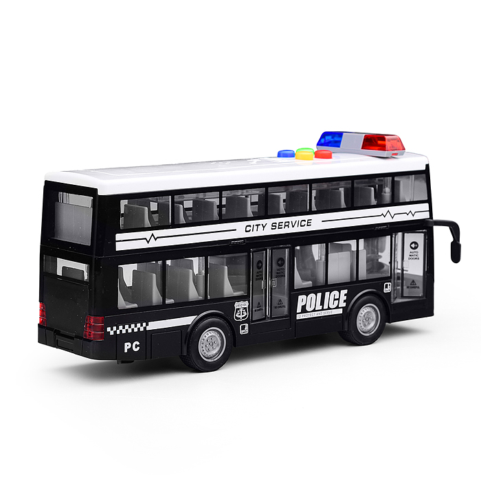 Автобус RJ5514B "Полиция" (свет, звук) в коробке