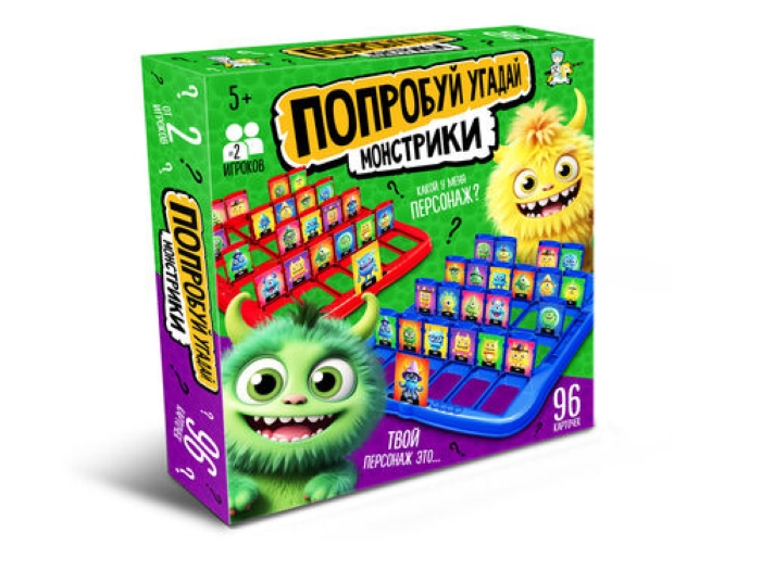 Настольная игра "Попробуй угадай. Монстрики" Active time Настольная игра "Попробуй угадай. Монстрики" Active time