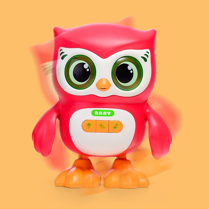 Интерактивная игрушка S-004A "Сова" в коробке