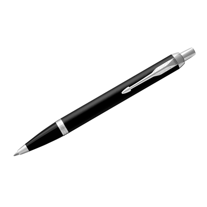Ручка шариковая "IM Essential Muted Black CT" синяя, 1,0мм, кноп., подарочная упаковка