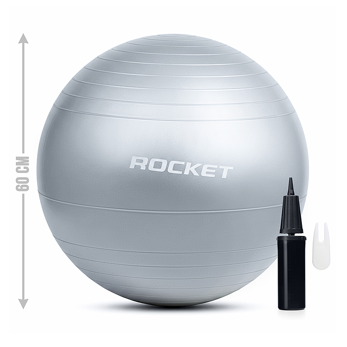 Фитбол 60см ROCKET R0217 (60-65см 800г)