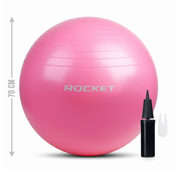 Фитбол 70см ROCKET R0218 (70-75см1000г)