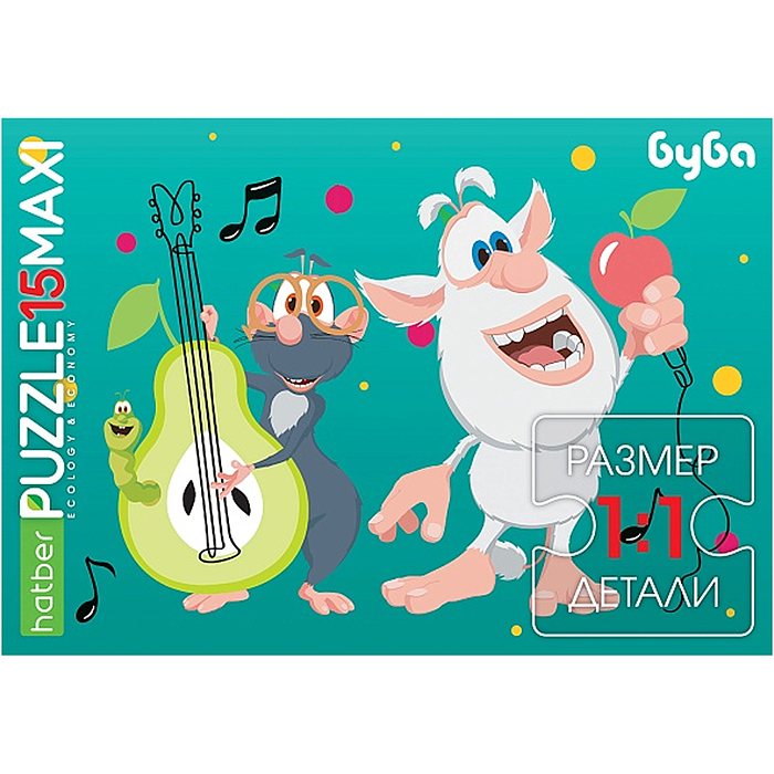 Пазлы MAXI 15 "ECO" "Буба" Пазлы MAXI 15 "ECO" "Буба"