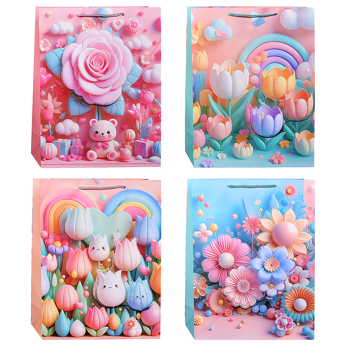 Пакет подарочный 00-7420 "Дари волшебство" 31*12*40см