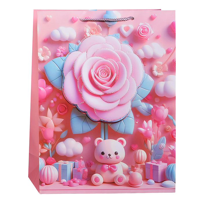 Пакет подарочный 00-7420 "Дари волшебство" 31*12*40см