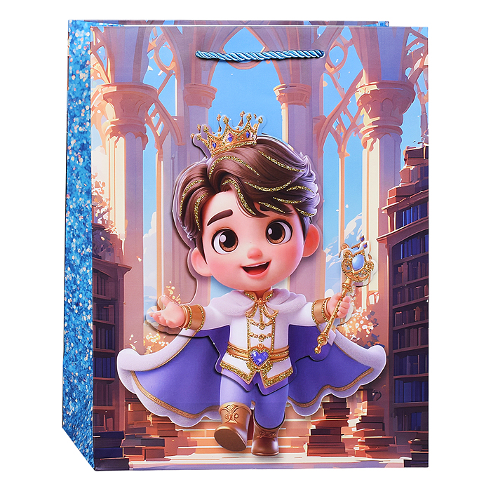 Пакет подарочный 00-7445 "Волшебный праздник" 26*32*10см