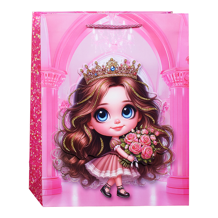 Пакет подарочный 00-7445 "Волшебный праздник" 26*32*10см