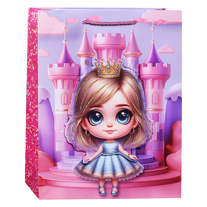 Пакет подарочный 00-7445 "Волшебный праздник" 26*32*10см