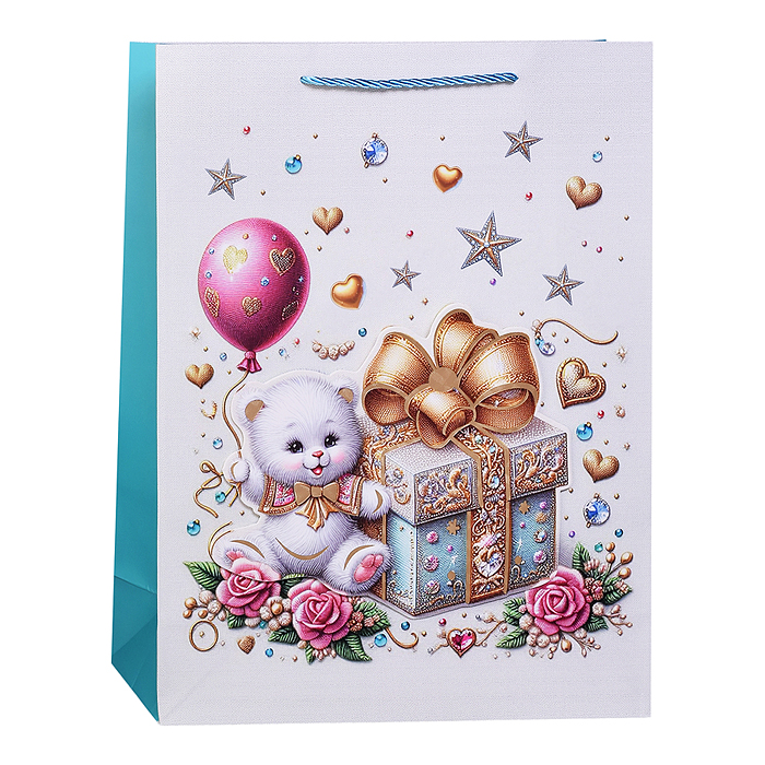 Пакет подарочный 00-7424 "Страна чудес" 40*30*12см