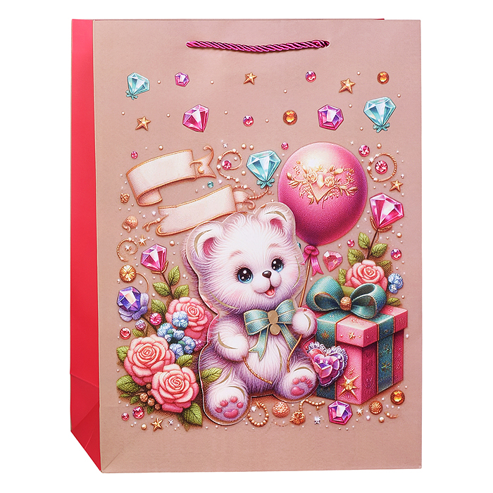 Пакет подарочный 00-7424 "Страна чудес" 40*30*12см