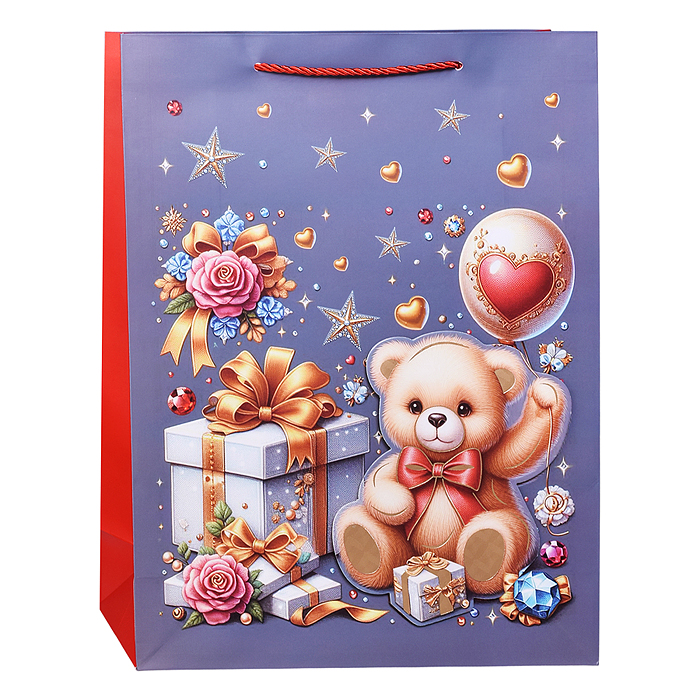 Пакет подарочный 00-7424 "Страна чудес" 40*30*12см