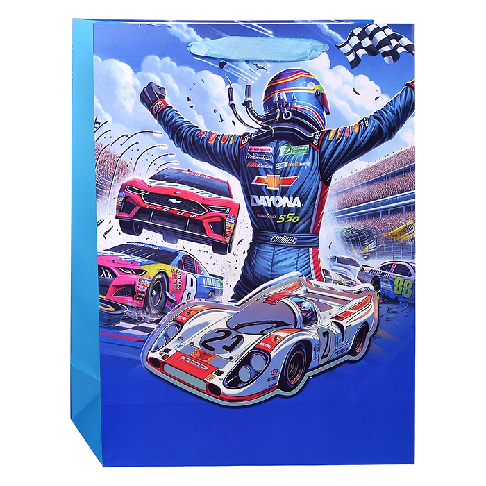 Пакет подарочный 00-7426 "Мир приключений" 40*30*12см