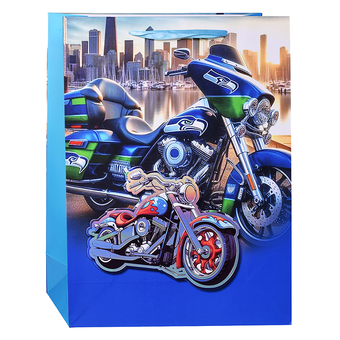 Пакет подарочный 00-7426 "Мир приключений" 40*30*12см