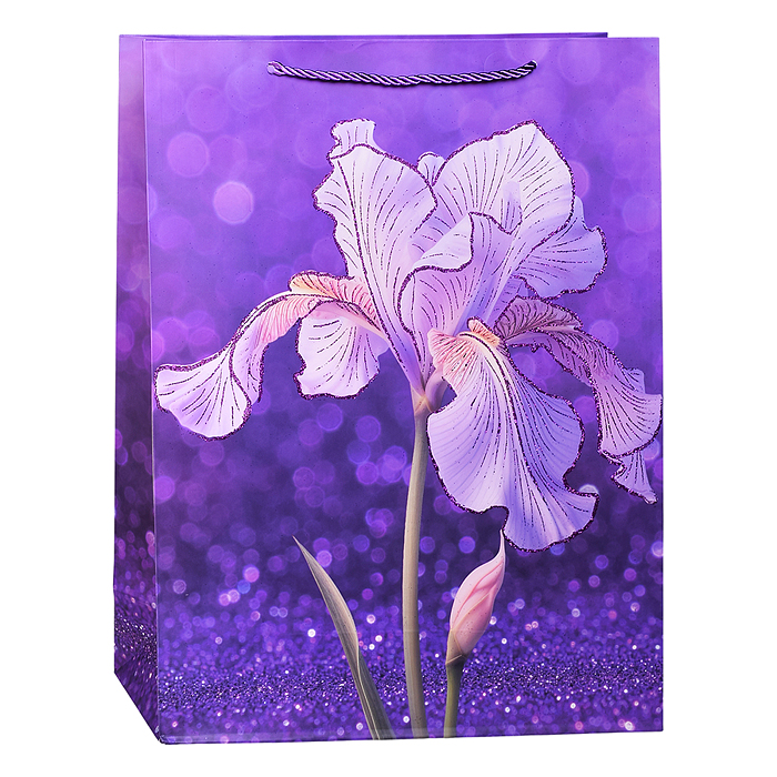 Пакет подарочный 00-7419 "Прекрасные цветы" 31*12*40см